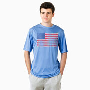 Baseball Short Sleeve Performance Tee - Patriotic Baseball