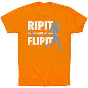 Baseball Tshirt Short Sleeve Rip It Flip It