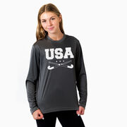 Field Hockey Long Sleeve Performance Tee - USA Field Hockey