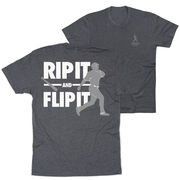 Baseball Short Sleeve T-Shirt - Rip It Flip It (Back Design)