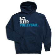 Volleyball Hooded Sweatshirt - Eat. Sleep. Volleyball.