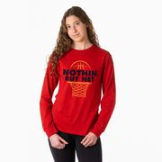 Basketball Tshirt Long Sleeve - Nothin But Net