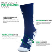 Hockey Woven Mid-Calf Socks - Just Hockey.