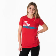 Volleyball Women's Everyday Tee - Eat. Sleep. Volleyball.