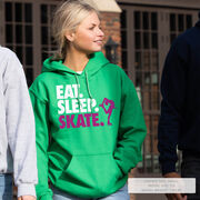 Figure Skating Hooded Sweatshirt - Eat. Sleep. Skate.