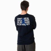 Hockey Crewneck Sweatshirt - Bones Heal Hockey (Back Design)