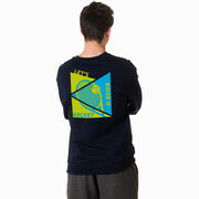 Tennis Crewneck Sweatshirt - Let's Raise A Racket (Back Design)