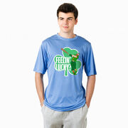 Baseball Short Sleeve Performance Tee - Feelin' Lucky Baseball
