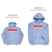 Baseball Hooded Sweatshirt - Baseball All Day Everyday
