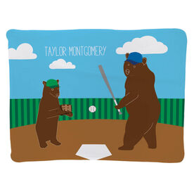 Baseball Baby Blanket - Bears