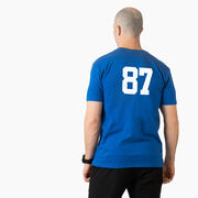 Baseball T-Shirt Short Sleeve - Baseball Dad Silhouette