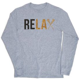 Girls Lacrosse Tshirt Long Sleeve - Relax