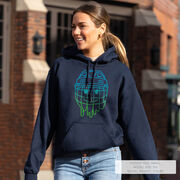 Hockey Hooded Sweatshirt - Have An Ice Day Smiley