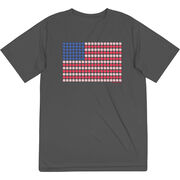 Baseball Short Sleeve Performance Tee - Patriotic Baseball