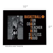 Basketball Photo Frame - Basketball Father Words