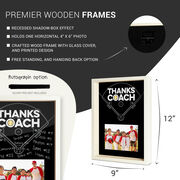 Baseball Premier Frame - Thanks Coach