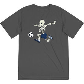 Soccer Short Sleeve Performance Tee - Skeleton Striker