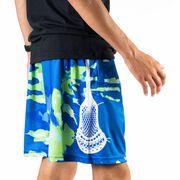 Lacrosse Beckett™ Shorts - Spiral Tie-Dye Green