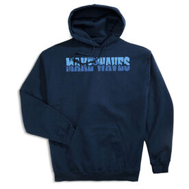 Swimming Hooded Sweatshirt - Make Waves