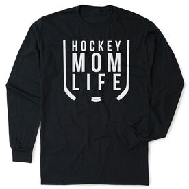 Hockey Tshirt Long Sleeve - Hockey Mom Life