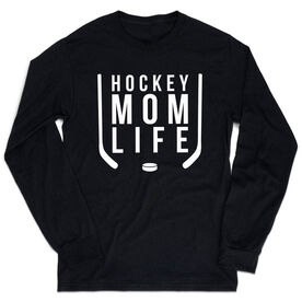 Hockey Tshirt Long Sleeve - Hockey Mom Life
