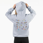 Girls Lacrosse Hooded Sweatshirt - In My Lax Girl Era (Back Design)