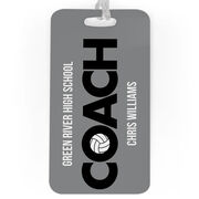 Volleyball Bag/Luggage Tag - Personalized Coach