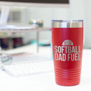 Softball 20oz. Double Insulated Tumbler - Softball Dad Fuel