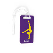 Gymnastics Bag/Luggage Tag - Personalized Gymnast Girl