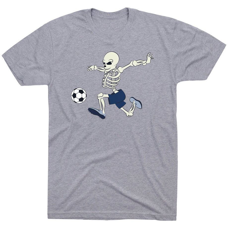 Soccer Short Sleeve T-Shirt - Skeleton Striker