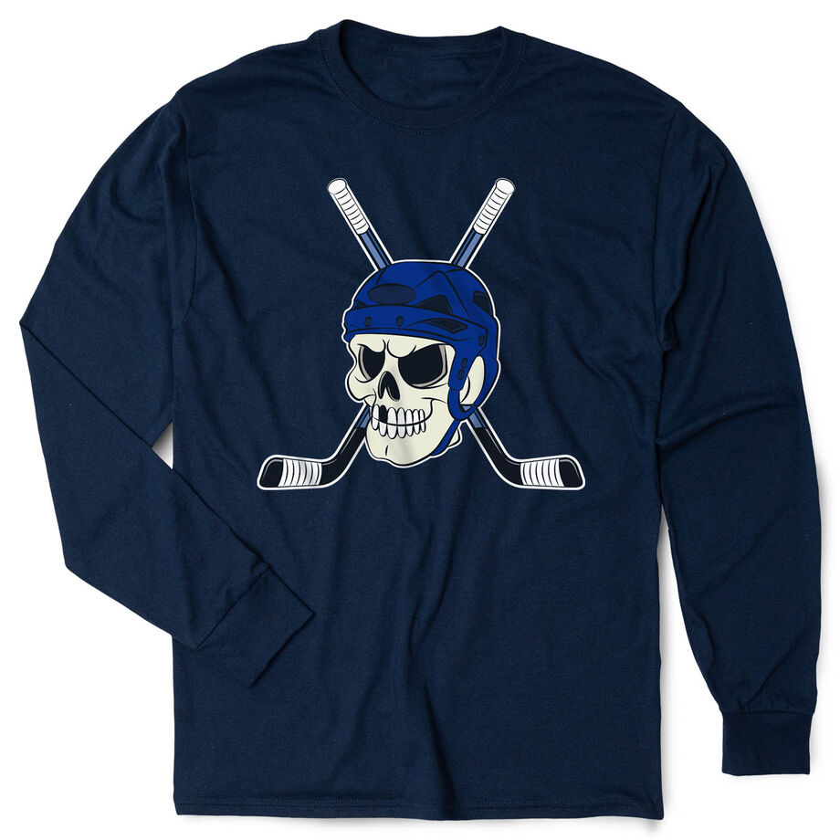Hockey Tshirt Long Sleeve - Chill to the Bone