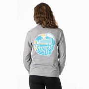 Volleyball Tshirt Long Sleeve - Serve's Up (Back Design)