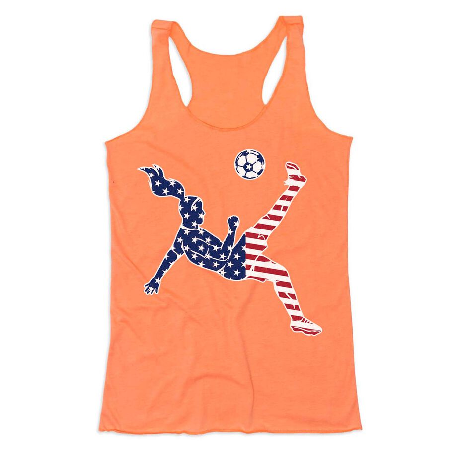 Soccer Women's Everyday Tank Top - Soccer Stars and Stripes Player