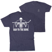 Hockey T-Shirt Short Sleeve - Bad To The Bone (Back Design)