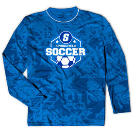 Custom Team Long Sleeve Velocitee T-Shirt  -  Soccer