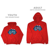 Skiing Hooded Sweatshirt - The Mountains Are Calling