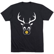 Softball Short Sleeve T-Shirt - Reindeer