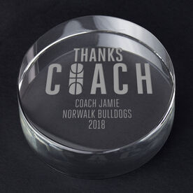 Basketball Engraved Crystal Gifts Chalktalksports