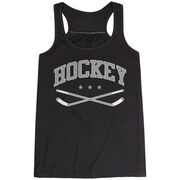 Hockey Flowy Racerback Tank Top - Varsity Hockey