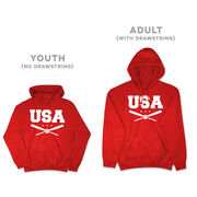 Baseball Hooded Sweatshirt - USA