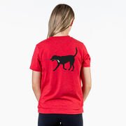 Hockey Short Sleeve T-Shirt - Howe the Hockey Dog (Back Design)