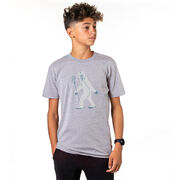 Guys Lacrosse Short Sleeve T-Shirt - Yeti (Walking)