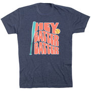 Softball Short Sleeve T-Shirt - Hey Batter Batter