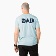 Baseball Short Sleeve T-Shirt - Baseball Dad Silhouette (Back Design)