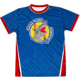 Custom Team Short Sleeve Velocitee T-Shirt - Softball