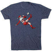 Soccer Short Sleeve T-Shirt - Soccer Santa