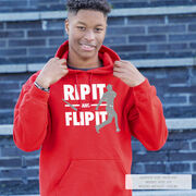 Baseball Hooded Sweatshirt - Rip It Flip It