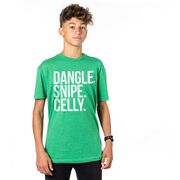 Hockey Short Sleeve T-Shirt - Dangle Snipe Celly Words