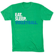 Volleyball T-Shirt Short Sleeve Eat. Sleep. Volleyball.