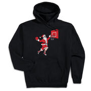 Basketball Hooded Sweatshirt - Slam Dunk Santa